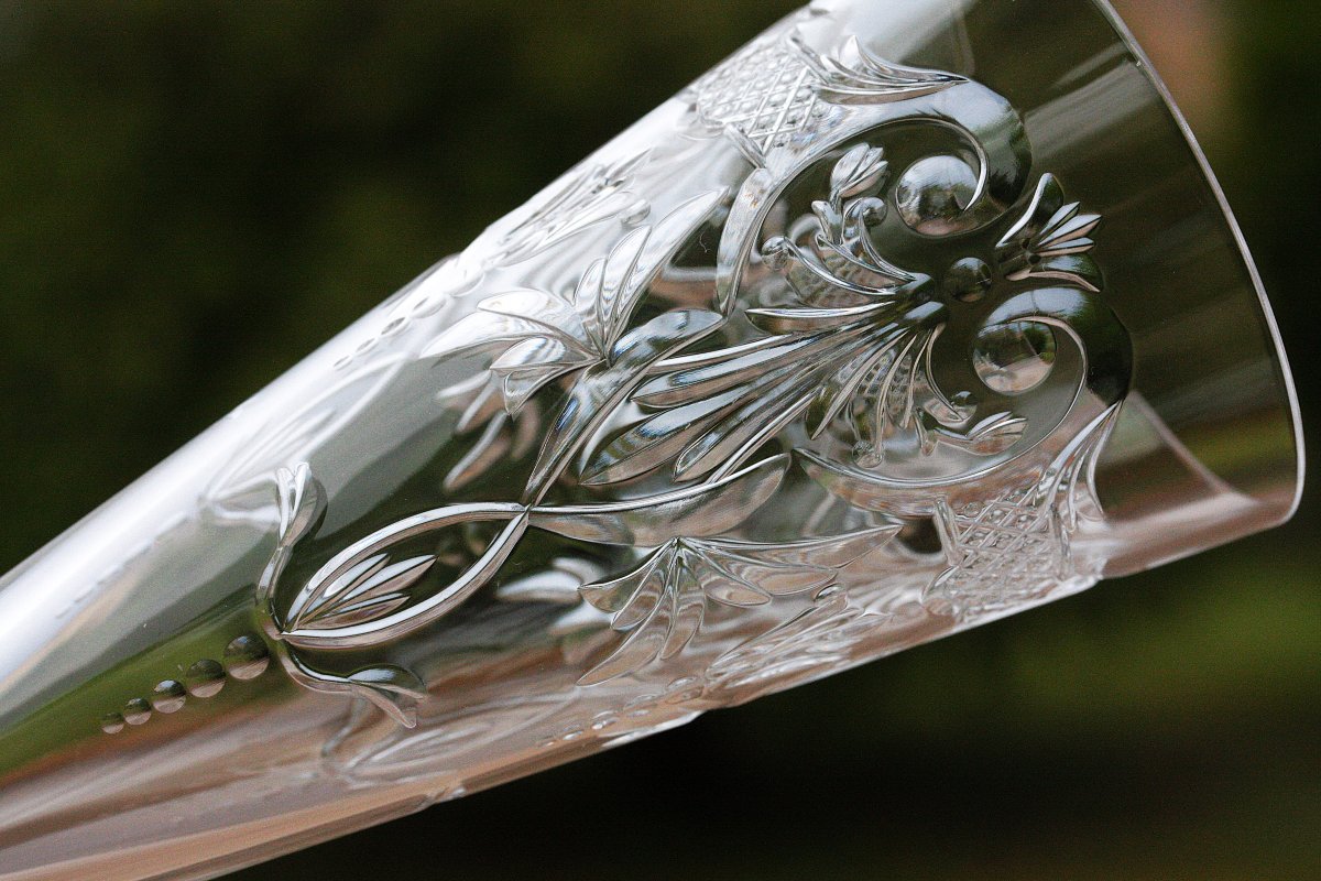 Set de 6 flûtes à Champagne en cristal de Baccarat modèle Marennes-photo-4