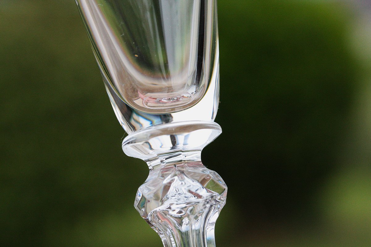 Set de 6 flûtes à Champagne en cristal de Baccarat modèle Marennes-photo-4