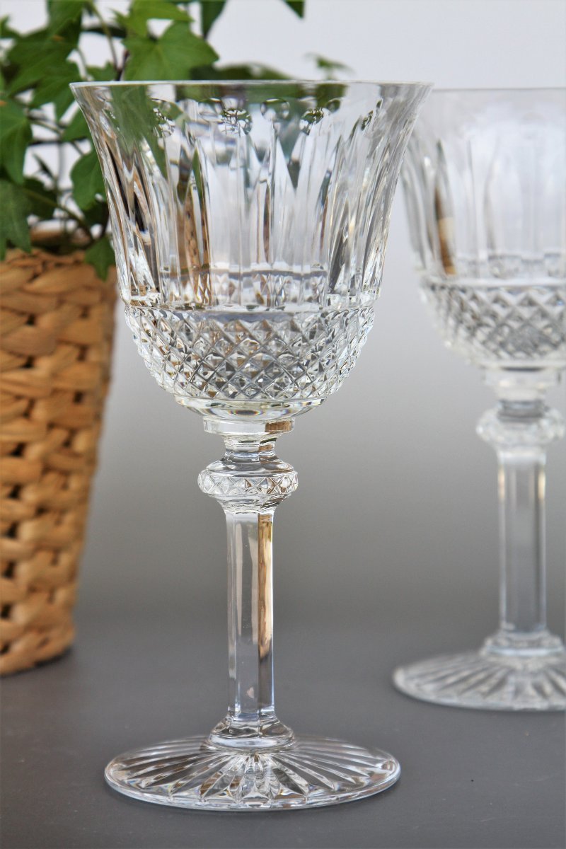Set De 6 Verres à Vin N°3 En Cristal de Saint-Louis Modèle Tommy-photo-3