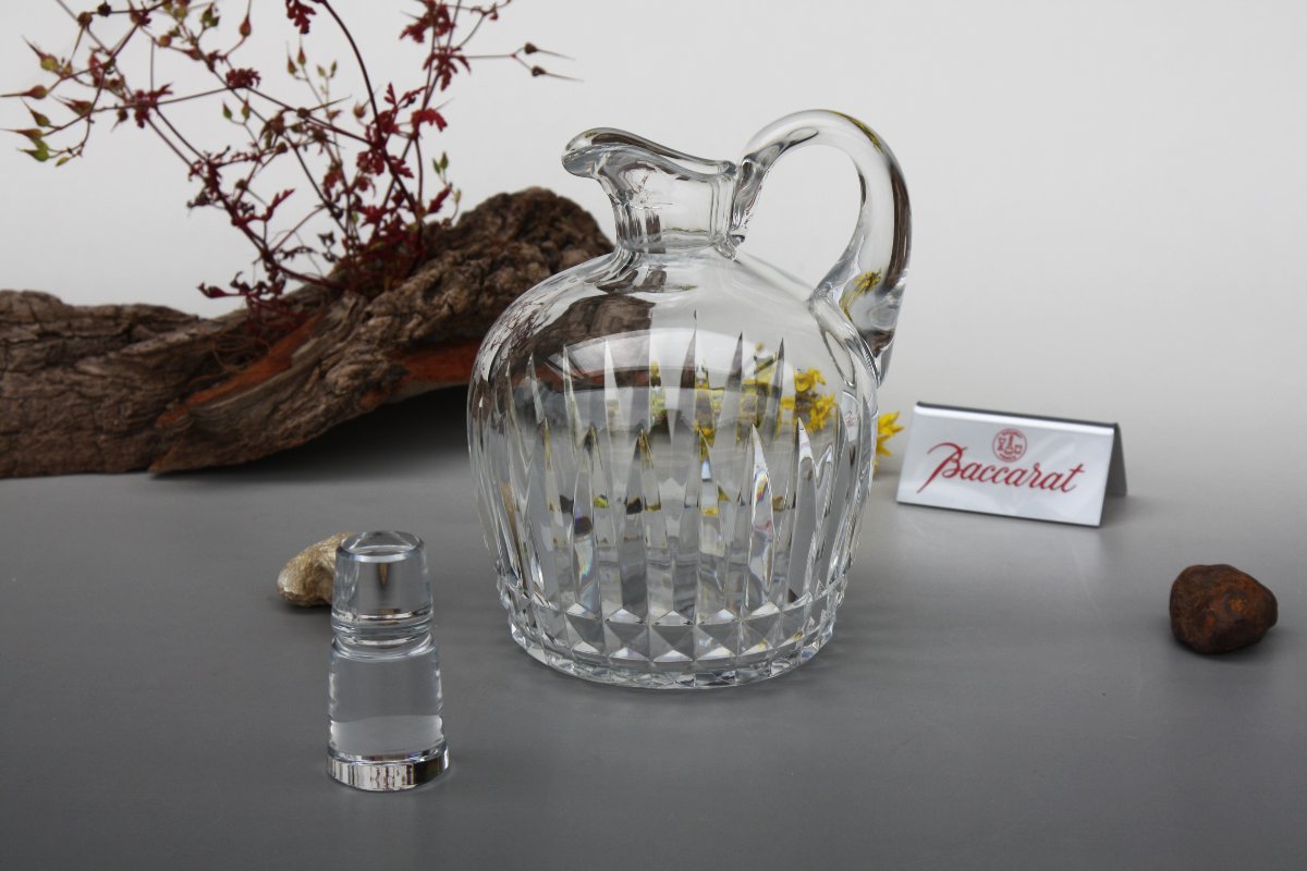 Baccarat Crystal Whiskey Decanter, Air France Model-photo-4