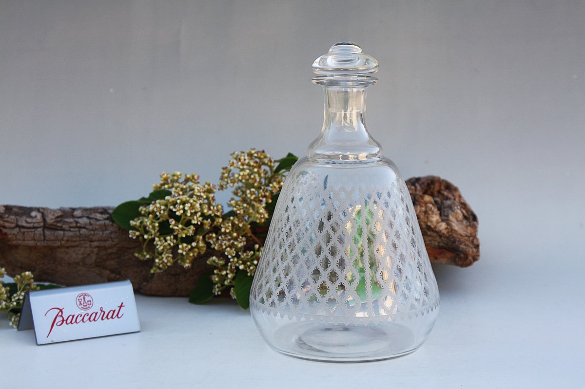 Carafe à vin en cristal de Baccarat modèle Bruxelles