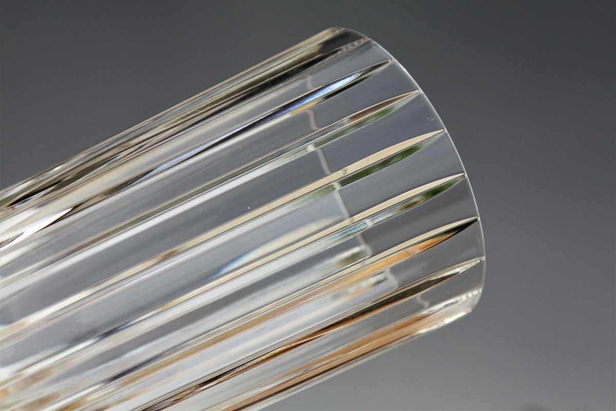 Set Of 6 Long Drink Glasses In Baccarat Crystal, Harmonie Model-photo-1
