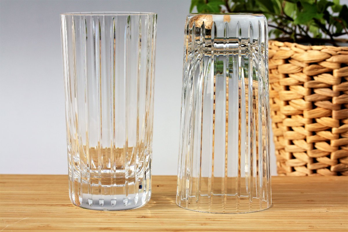 Set Of 6 Long Drink Glasses In Baccarat Crystal, Harmonie Model-photo-7