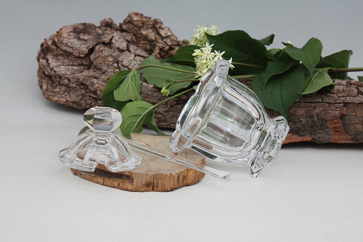 Moutardier en cristal de Baccarat modèle Harcourt Missouri-photo-2