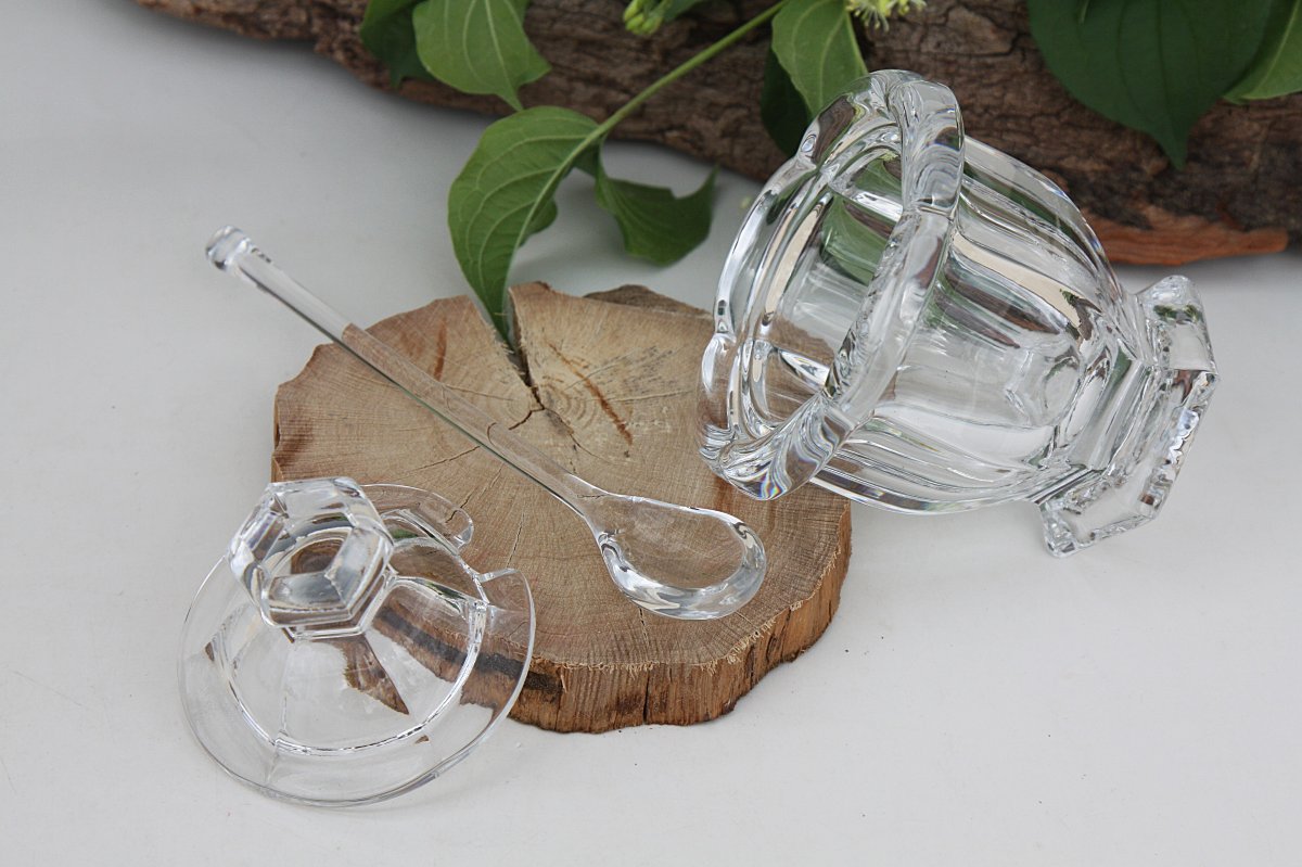 Moutardier en cristal de Baccarat modèle Harcourt Missouri-photo-4