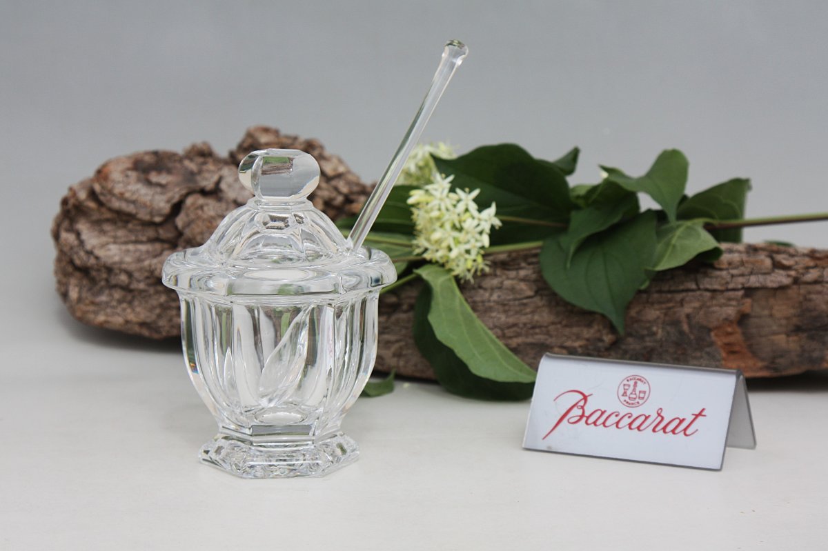 Moutardier en cristal de Baccarat modèle Harcourt Missouri