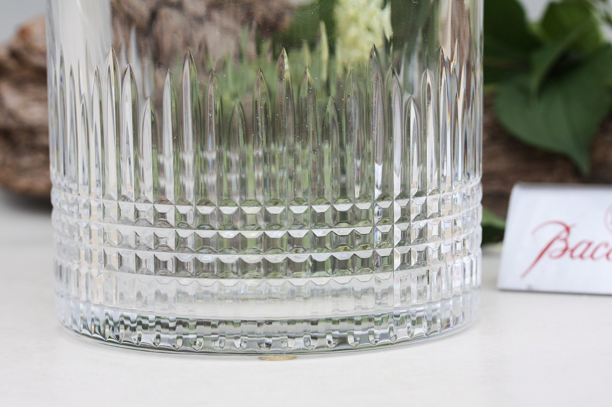 Seau à glace en cristal de Baccarat modèle Nancy-photo-5