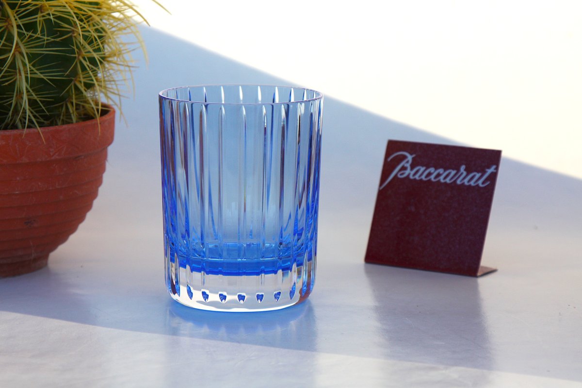 Set de 2 verres à whisky en cristal de Baccarat modèle Harmonie-photo-1