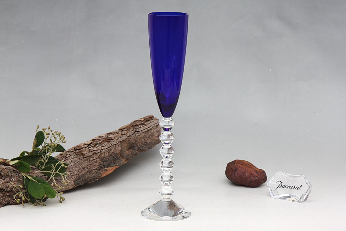 Flûte à Champagne en cristal de Baccarat modèle Vega