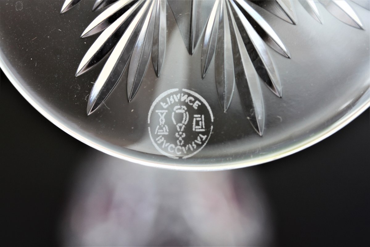 Set de 6 verres à vin du Rhin en cristal de Baccarat modèle Lagny-photo-3