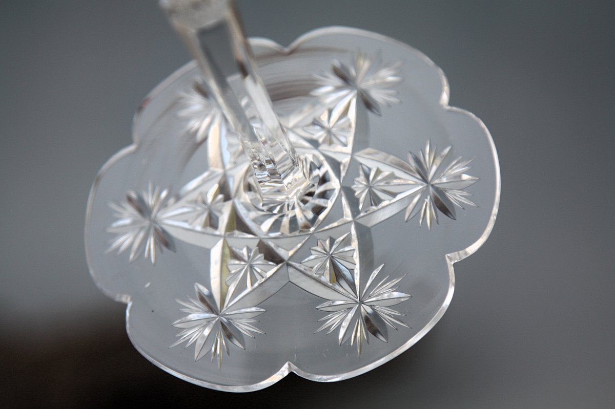 Baccarat Crystal Roemer Glass, Elbeuf Model-photo-6