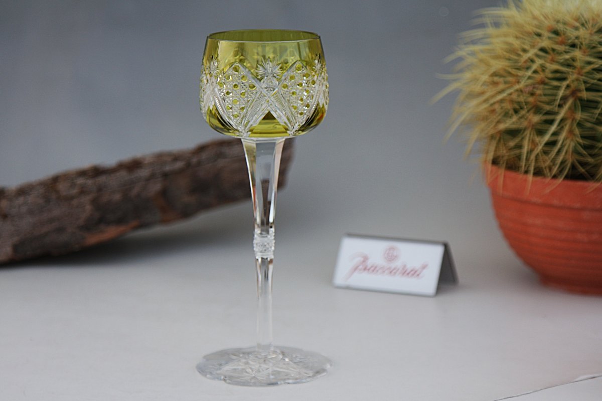 Baccarat Crystal Roemer Glass, Elbeuf Model