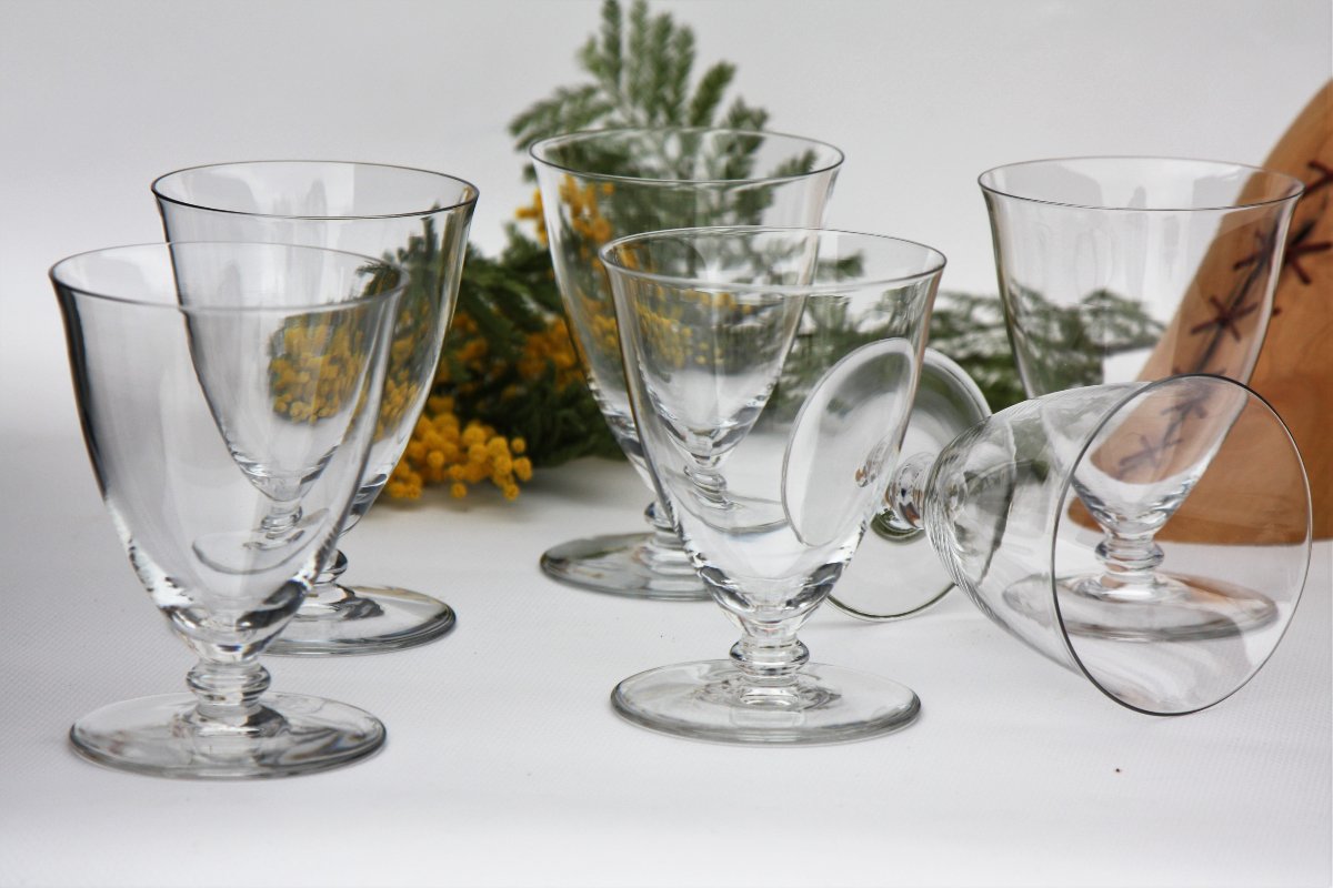 Set de 6 verres à vin n°3 en cristal de Baccarat modèle Murcie