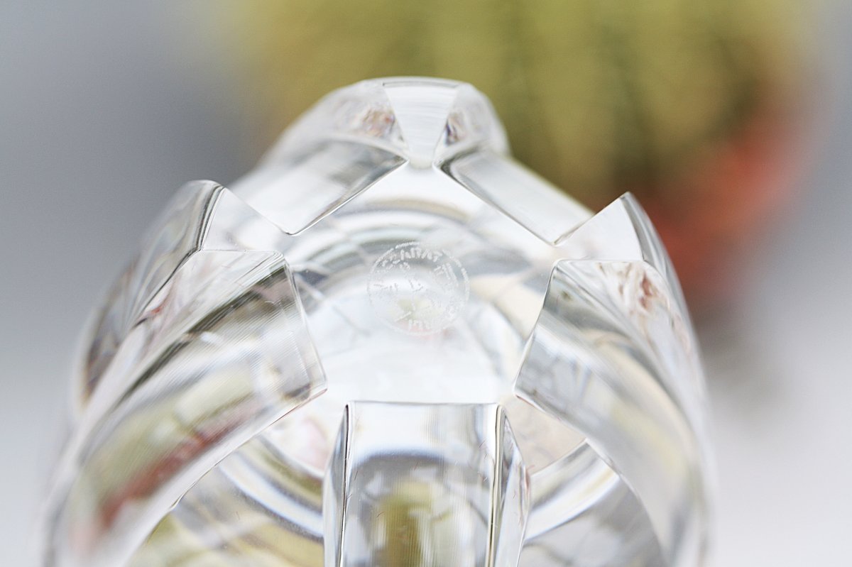 Set de 6 grands verres à whisky en cristal de Baccarat modèle Neptune-photo-3