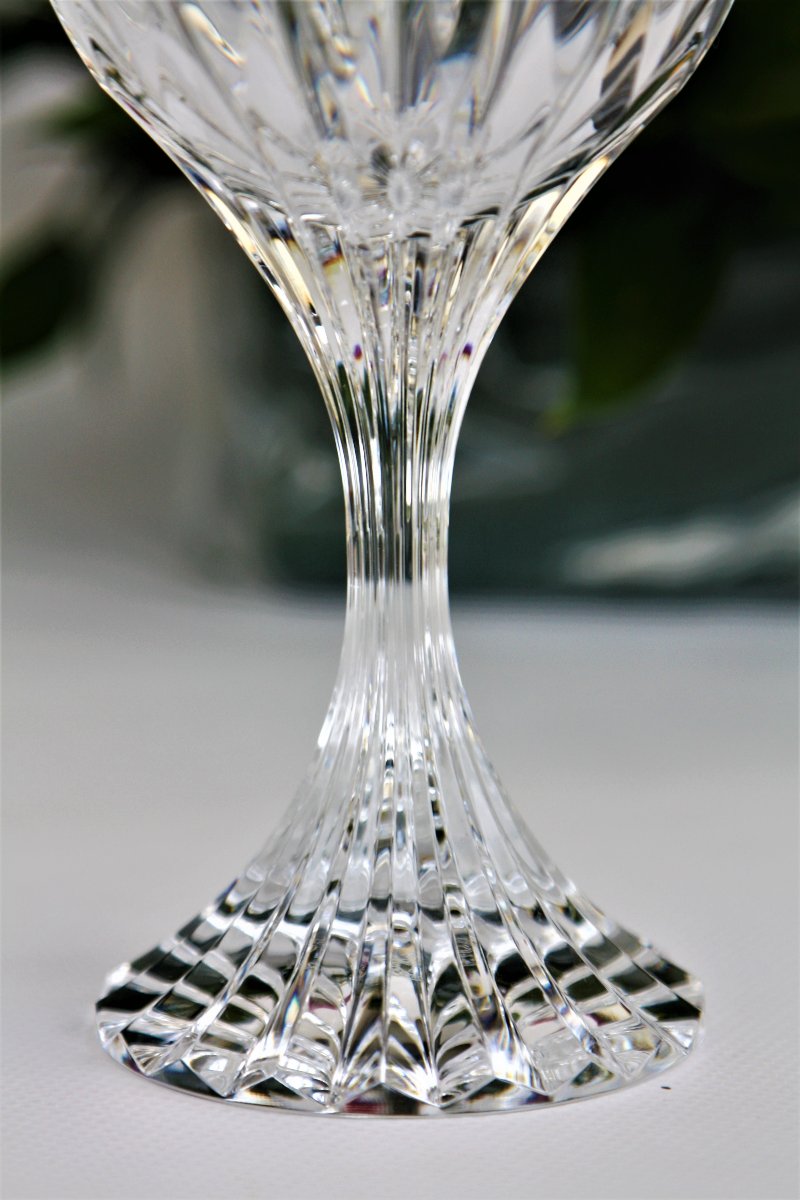 Set de 6 verres à eau en cristal de Baccarat modèle Massena-photo-3