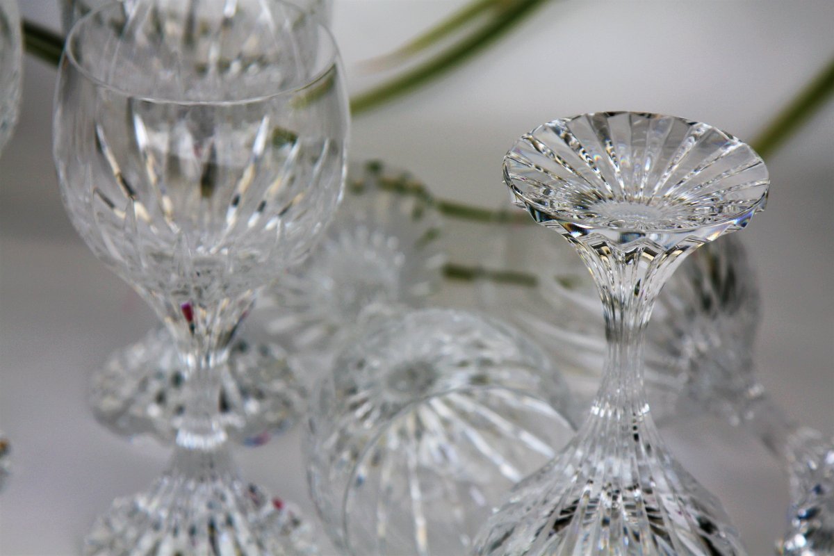Set de 6 verres à eau en cristal de Baccarat modèle Massena-photo-4