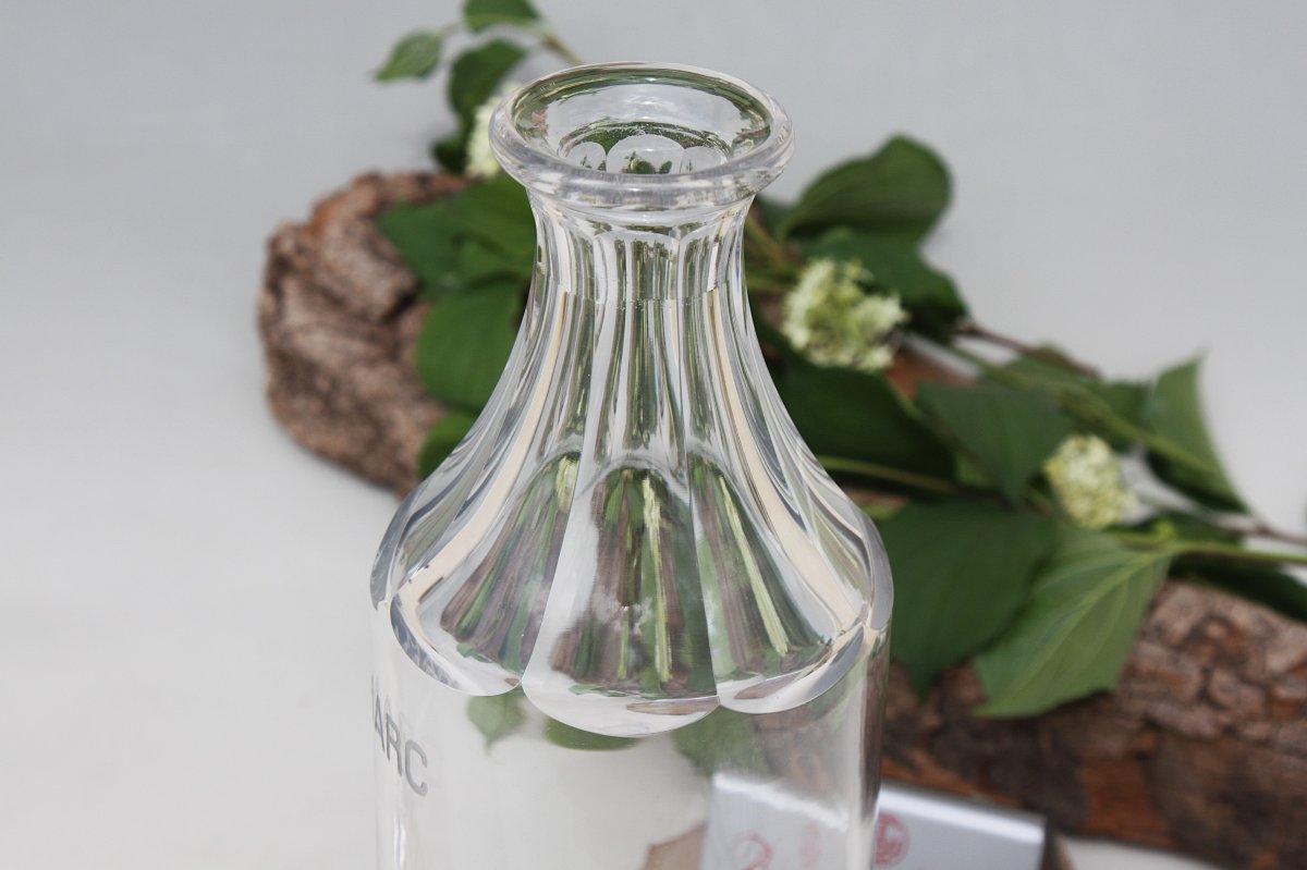 Rare carafe à Marc de Bourgogne en cristal de Baccarat modèle Maladetta-photo-3