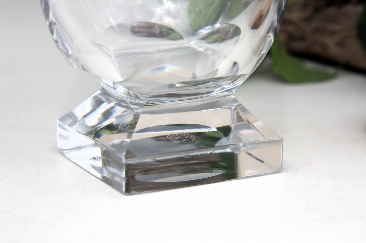 Rare Baccarat Crystal Calvados Decanter, "maladetta" Model-photo-3