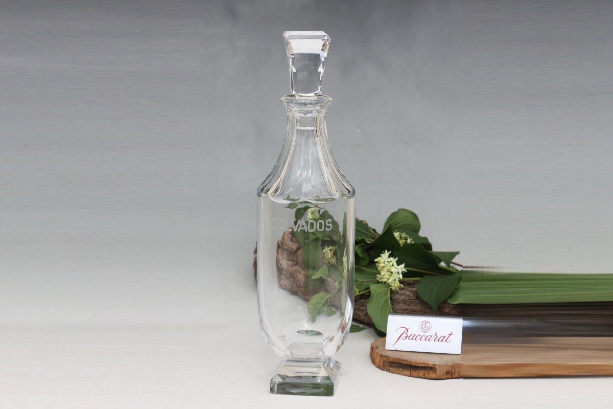 Rare Baccarat Crystal Calvados Decanter, "maladetta" Model