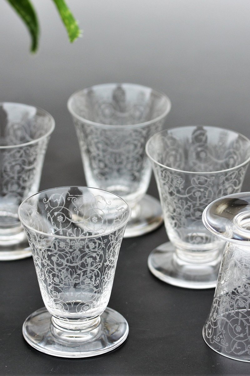 Set de 6 verres à vin n°4 en cristal de Baccarat modèle Michelangelo-photo-1