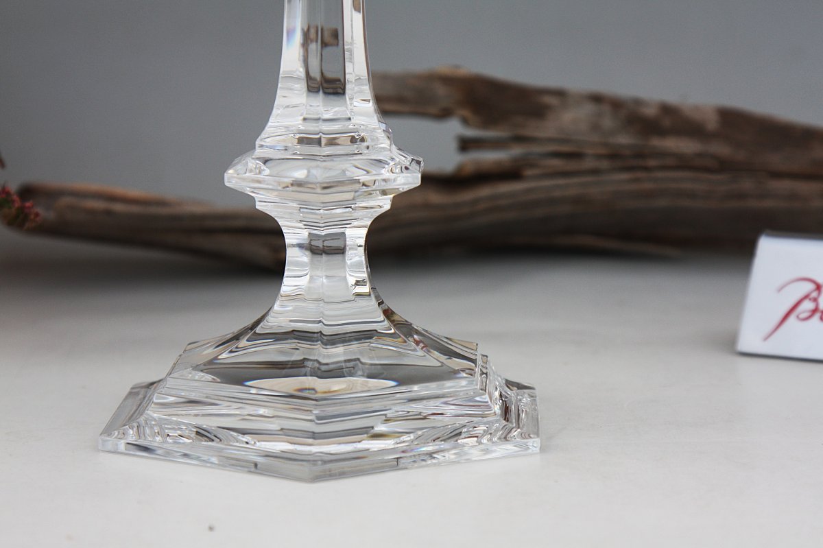 Bougeoir en cristal de Baccarat modèle Harcourt-photo-2