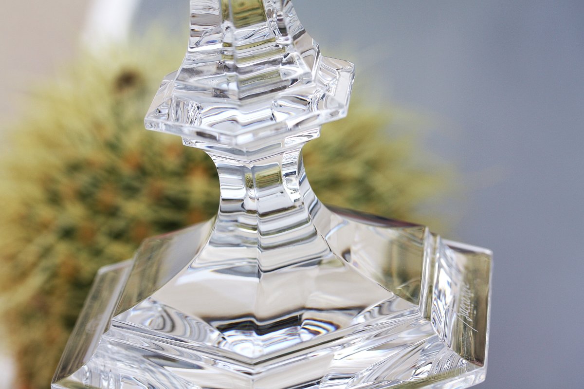 Bougeoir en cristal de Baccarat modèle Harcourt-photo-7