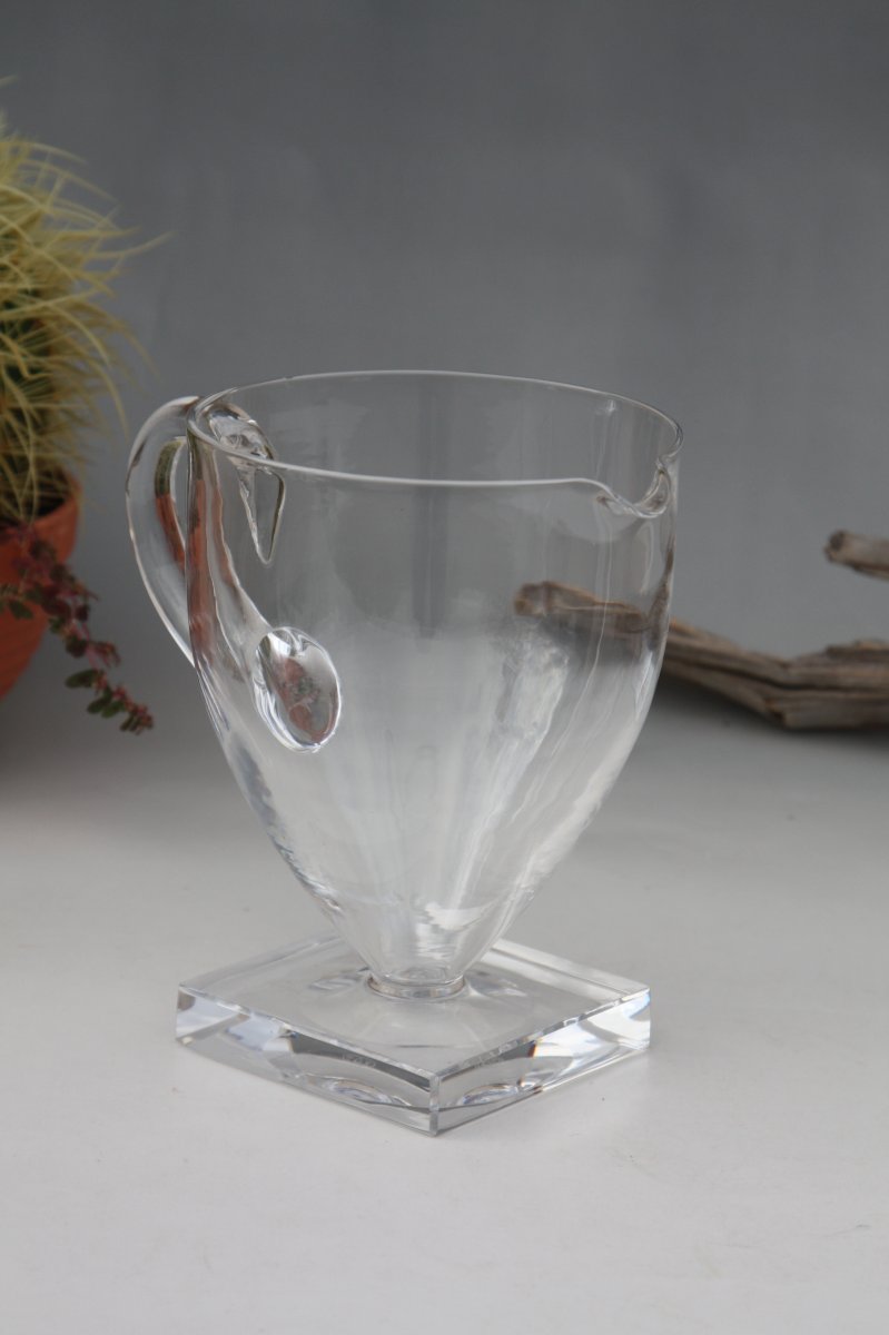 Baccarat Crystal Water Pitcher, "la Croisette" Model-photo-3