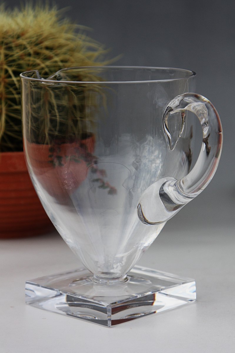 Baccarat Crystal Water Pitcher, "la Croisette" Model-photo-4