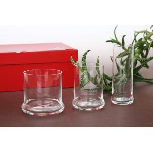 Coffret De 3 Verres En Cristal De Baccarat Modèle Empilage