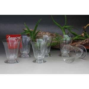 Set de 6 verres à vin n°4 en cristal de Baccarat pour Christofle
