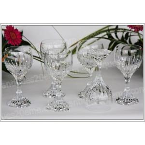 Set de 6 verres à eau en cristal de Baccarat modèle Massena