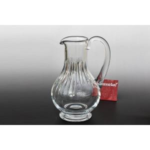 Pichet à eau en cristal de Baccarat, modèle Massena