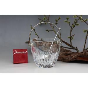 Seau à glace en cristal de Baccarat modèle Massena