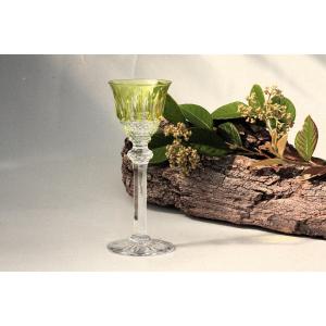Saint Louis Crystal Liqueur Glass, Tommy Chartreuse Model