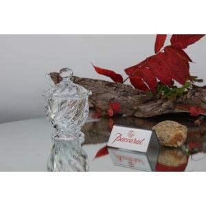 Moutardier en cristal de Baccarat modèle Bambou Tors