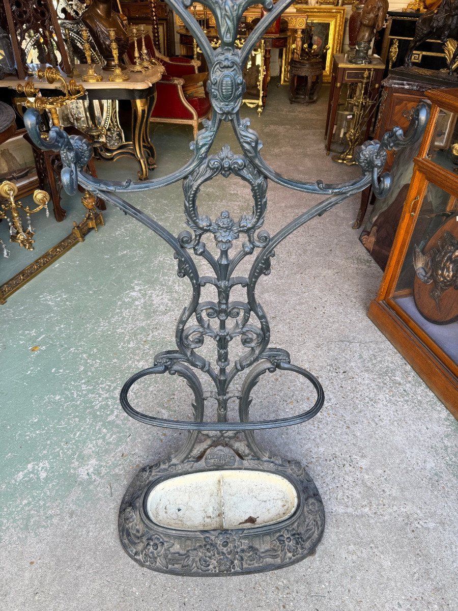 Cast Iron Coat Rack From The Late 19th Century, Maison Allez Frères Paris -photo-4