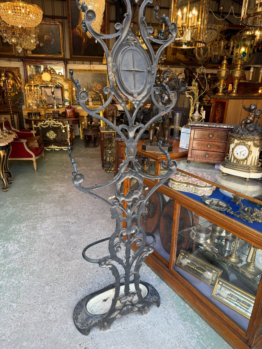 Cast Iron Coat Rack From The Late 19th Century, Maison Allez Frères Paris -photo-7