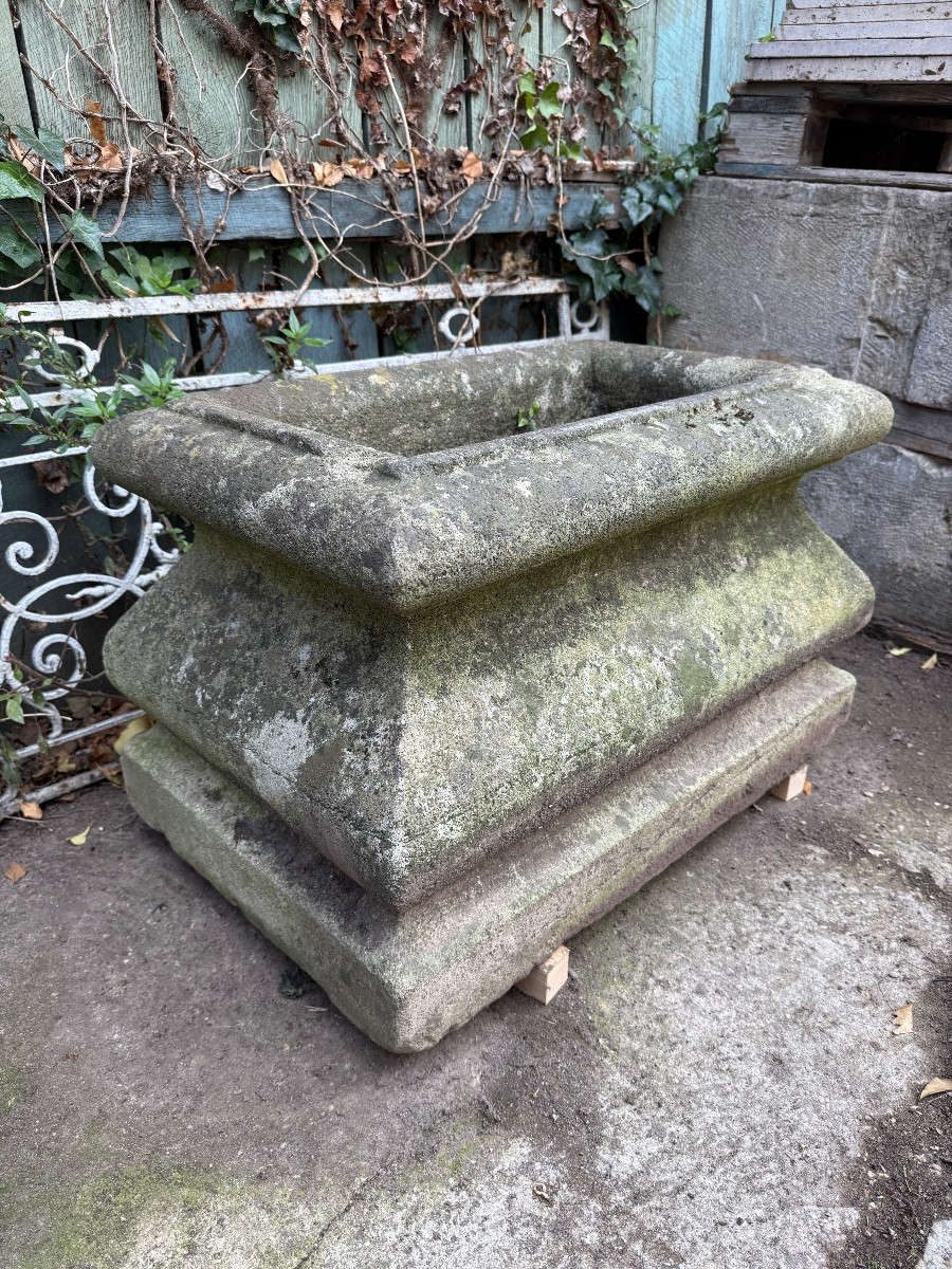 19th Century Stone Basin / Planter, Garden Decoration 