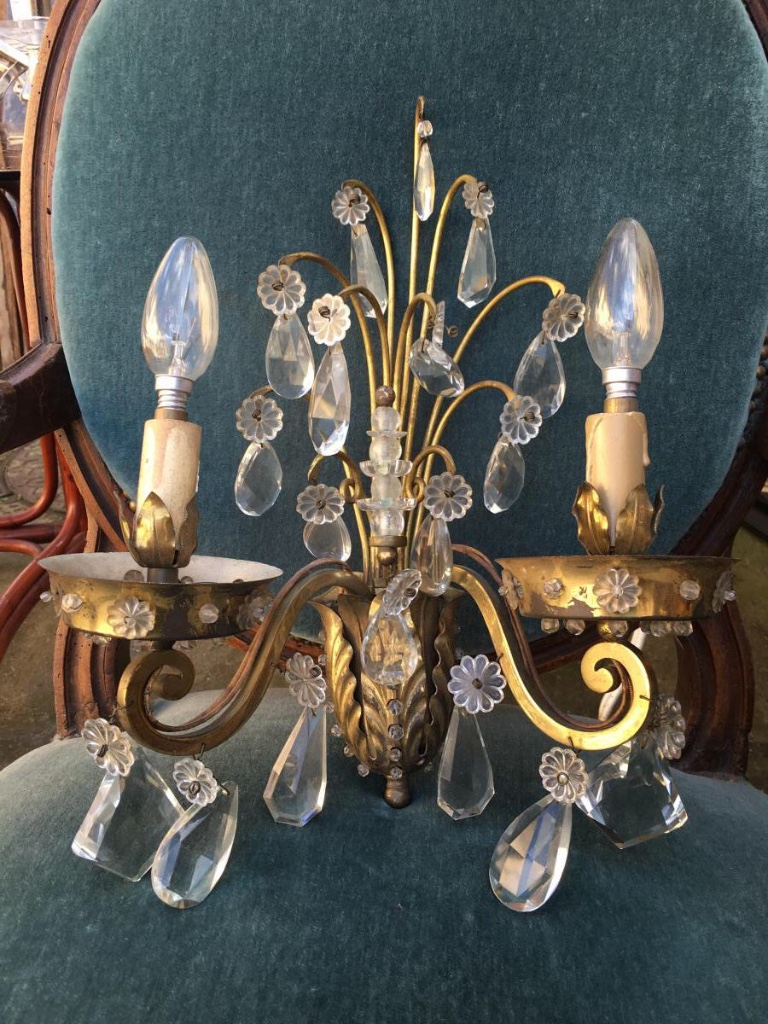 Pair Of Lights In 1950-1960 Pampilles House Rings