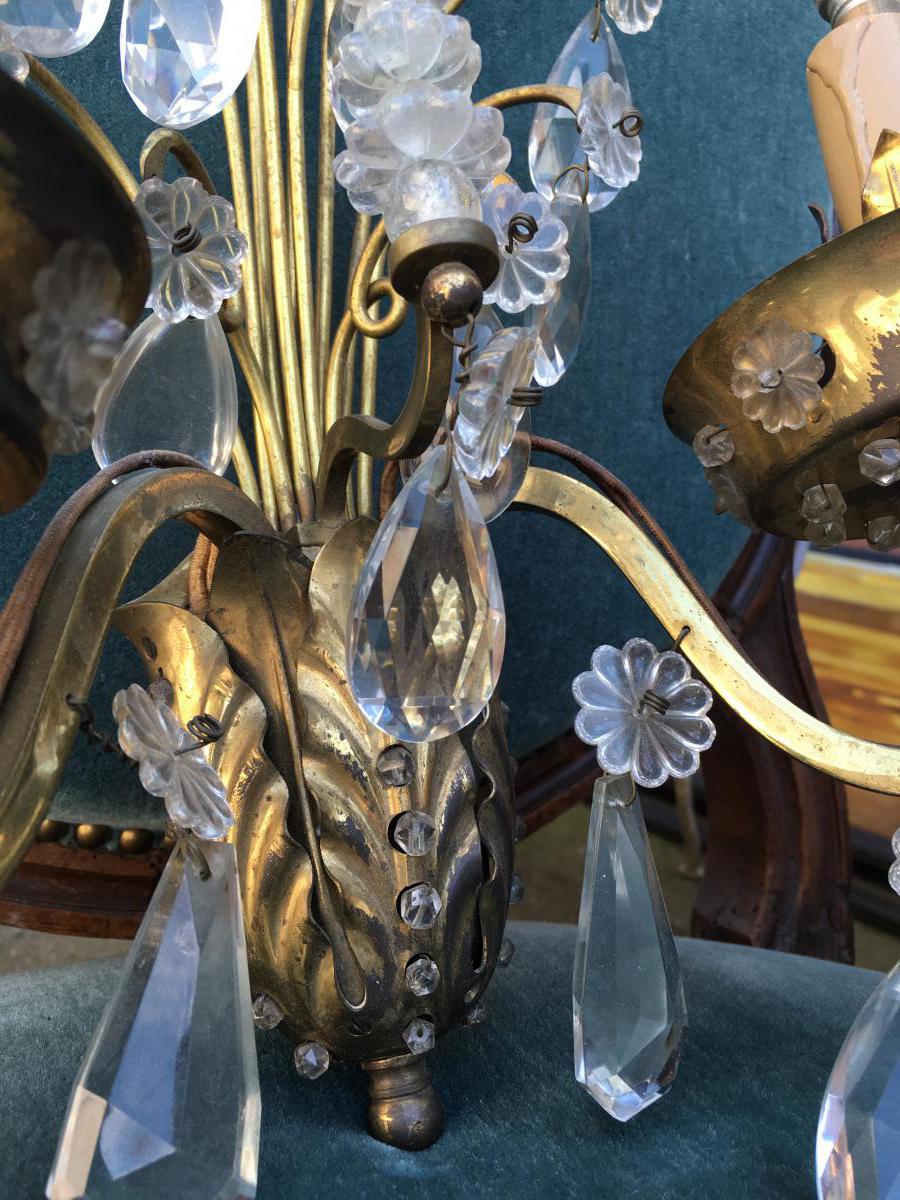 Pair Of Lights In 1950-1960 Pampilles House Rings-photo-3