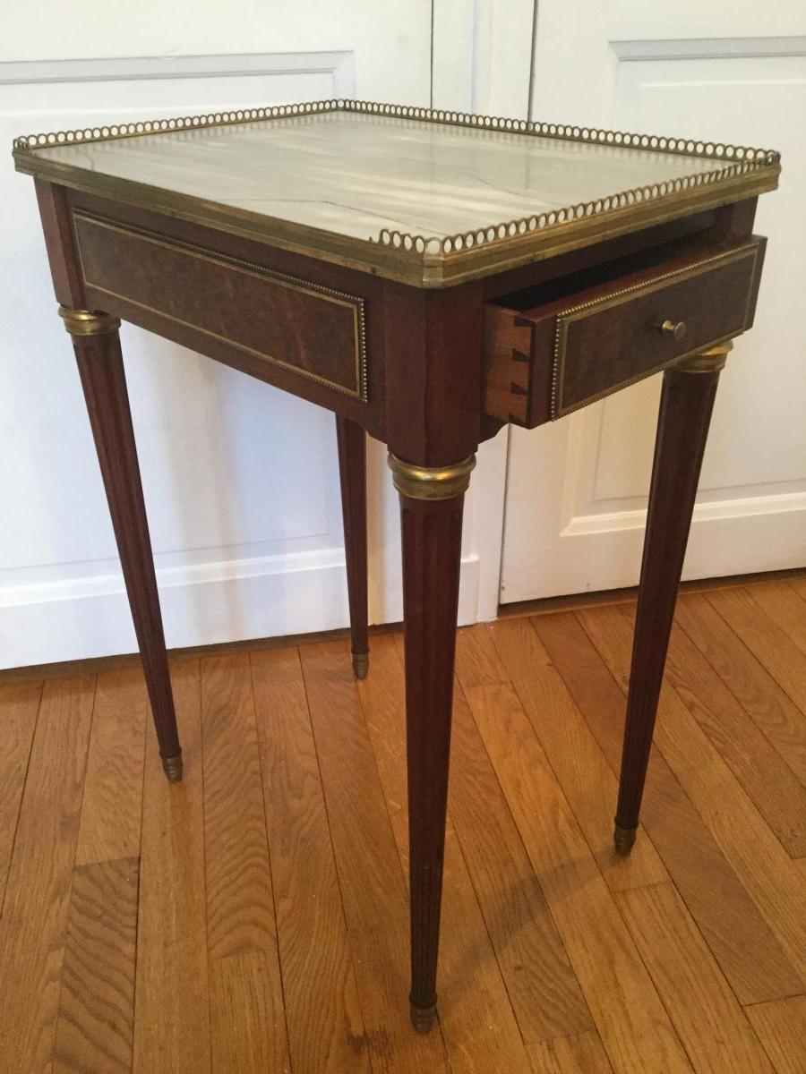 Pedestal Louis XVI Style Mahogany, Stamped G. Durand (1839-1920)-photo-3