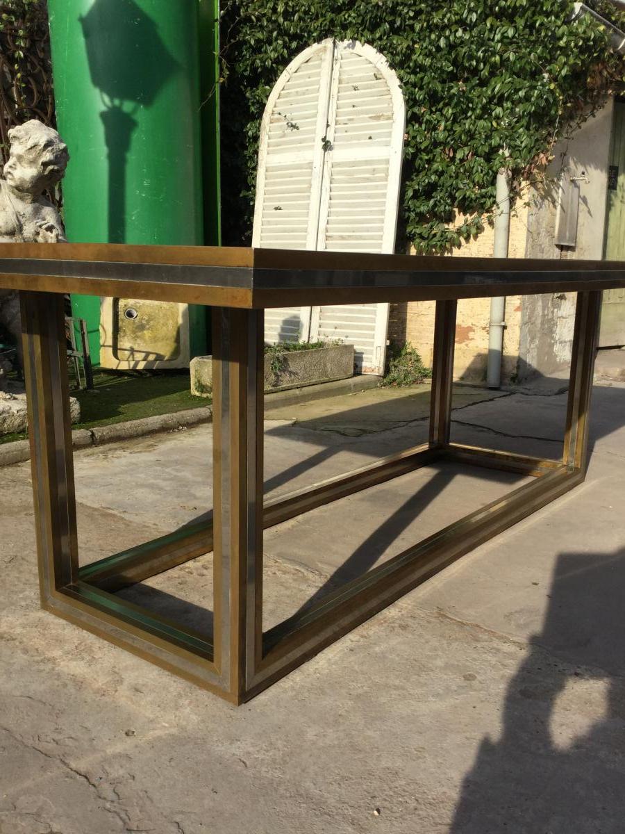 Importante Table De Salle à Manger Par Romeo Rega, Design Italien Des Années 1970-photo-4