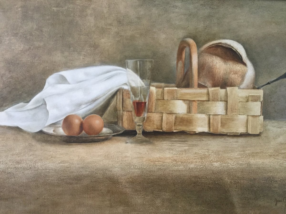 Great 20th Century Still Life By Jean Claude Janet-photo-3