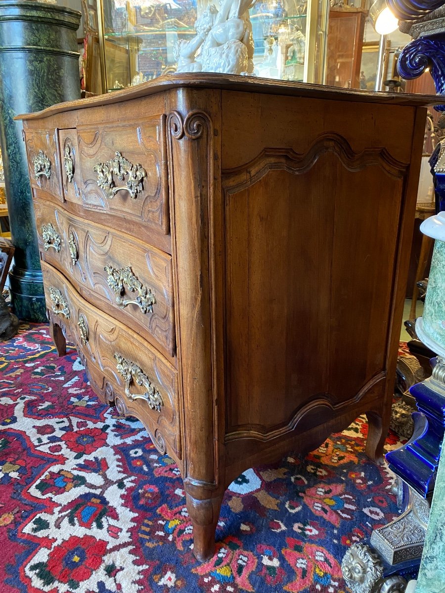 Commode Louis XIV, île De France, En Noyer, 18ème Siècle -photo-3