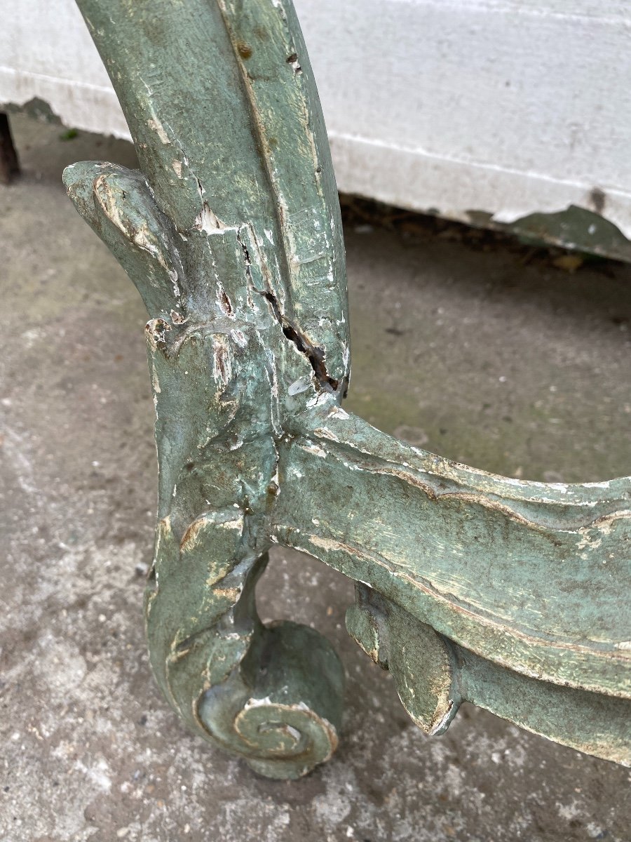 Louis XV Period Lacquered Console, 18th Century-photo-7