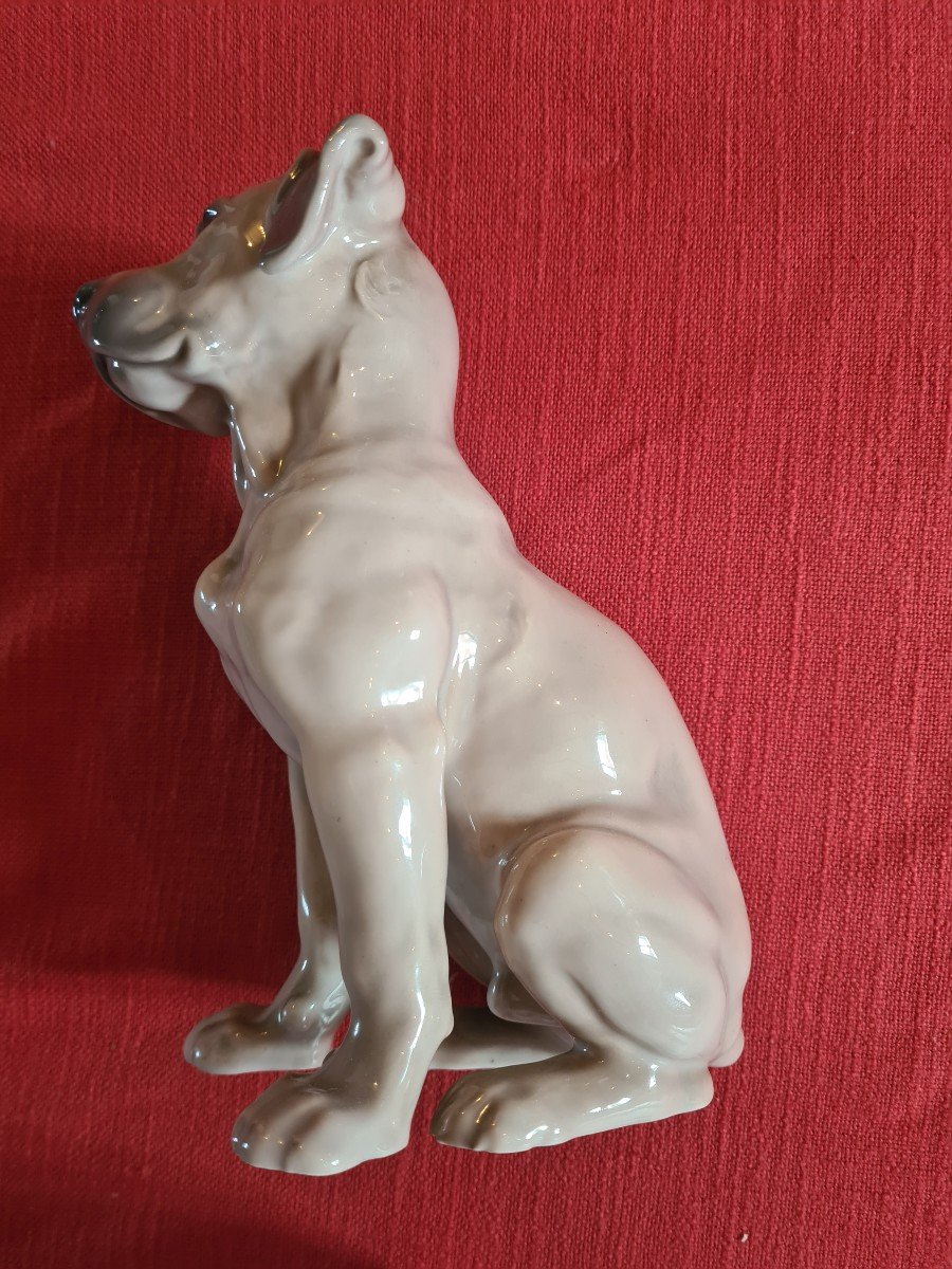 Figurine Chien Assis Royal Copenhagen-photo-2