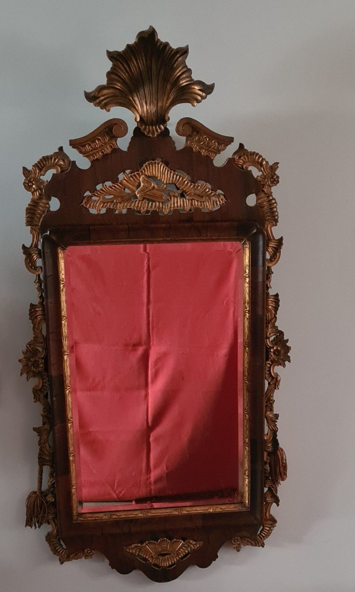 XVIII Portuguese Mirror In Rosewood-photo-2