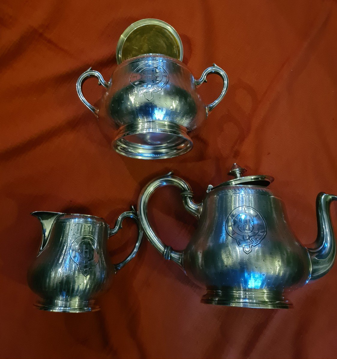 Christofle Tea Service Early 20th Century-photo-2