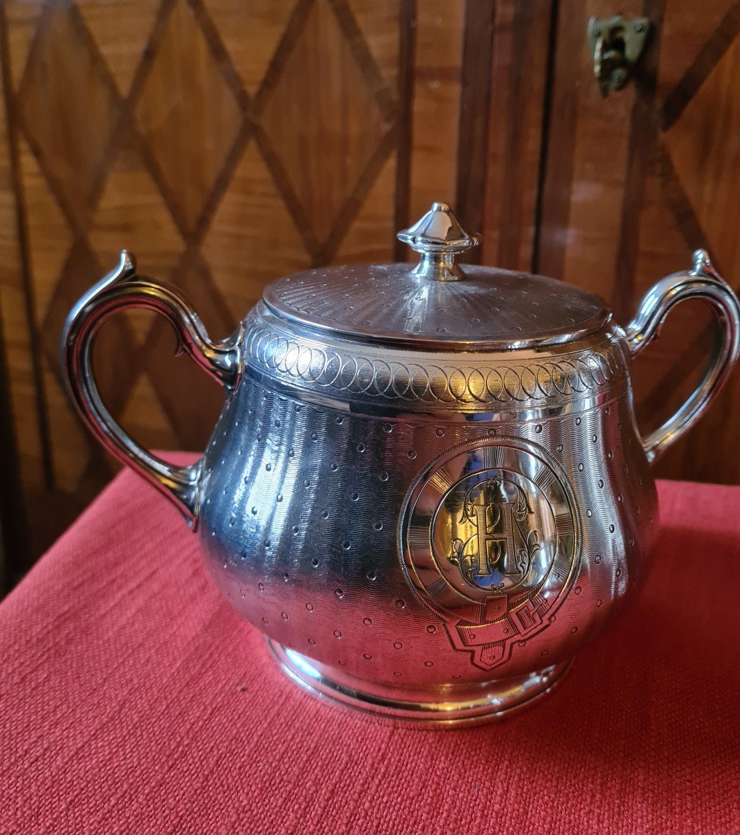 Christofle Tea Service Early 20th Century-photo-4