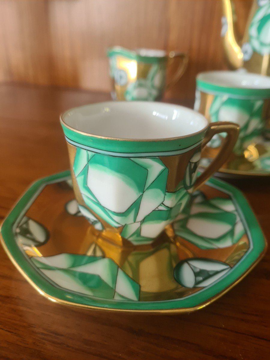 Noritaké Service Café Art Déco 1922 .frères Gumi-photo-2